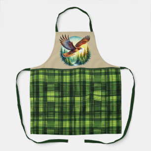 Cute soaring eagle apron