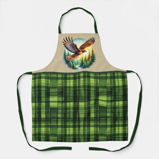 Cute soaring eagle apron (Front)