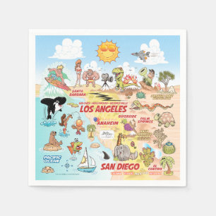 Cute SoCal Napkin