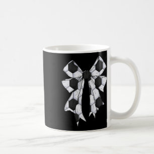 Cute Soccer Byll Coquette Bow For Women Girls Kid Coffee Mug