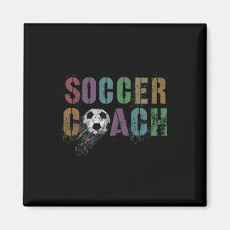 Cute Soccer Coach Scoring Club Coach Cleats Game Magnet