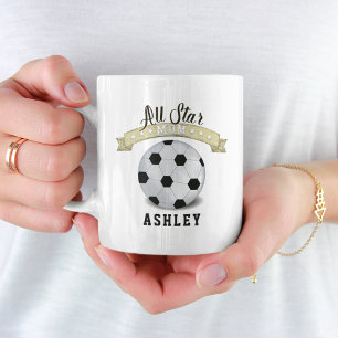 Cute Soccer Mom Custom All Star Coffee Mug