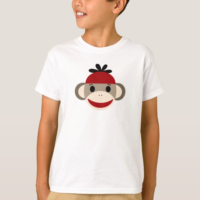 Cute Sock Monkey T-Shirt (Front)
