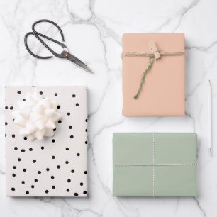 Cute Soft Color Pastel Minimal Wrapping Paper