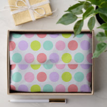 Cute Soft Pastel Polka Dots Pattern