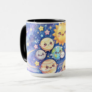 Cute Solar System Mug
