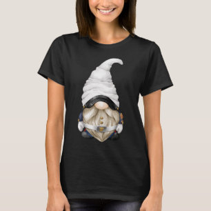 Cute Soldier Gnome For Patriotic Women And Militar T-Shirt
