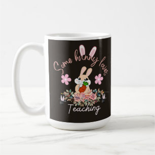 Cute some bunny loves teaching mug