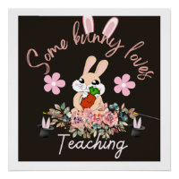 Cute some bunny loves teaching mug