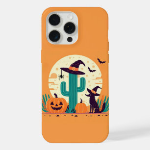 Cute, southwestern Halloween desert/cactus iPhone 15 Pro Max Case