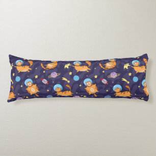Cute Space Cats Body Pillow