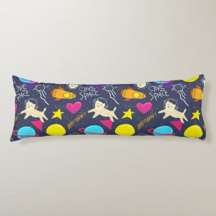 Cute Space Cats Body Pillow