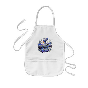Cute "Space Kid"  Outer Space Kids Apron