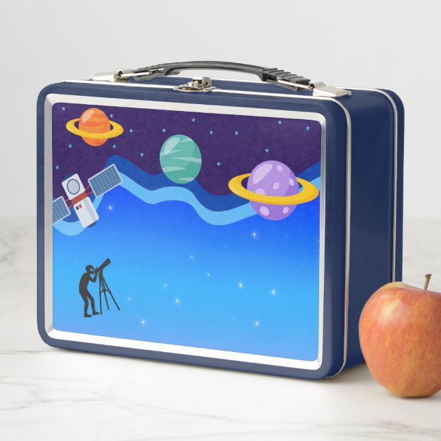 Cute Space Lunch Box for Kids (In Situ)