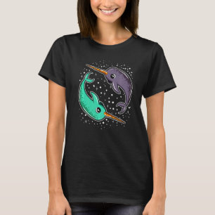 Cute Space Narwhals Narwhal Outerspace T-Shirt
