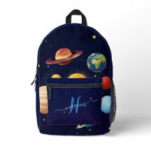 Cute Space Outer Solar System Personalized Name