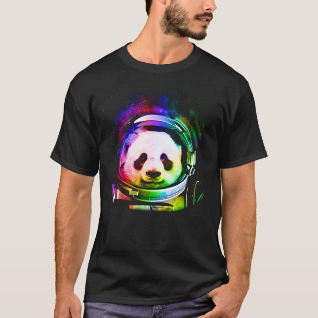 Cute space panda T-Shirt (Front)