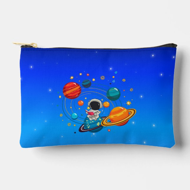 Cute Space Pencil Pouch (Front)