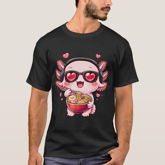 Cute Space Pufferfish Kawaii Stardust Cloud T-Shirt (Front)