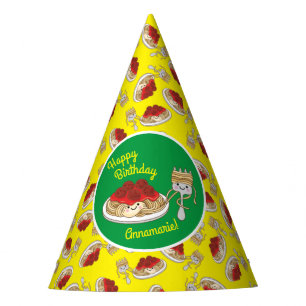Cute Spaghetti Kids Birthday Party Kawaii Hat