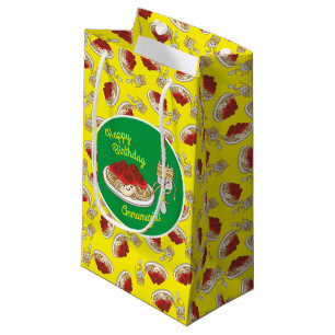Cute Spaghetti Kids Birthday Party Kawaii Small Gift Bag