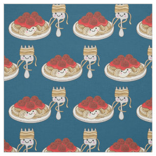 Cute Spaghetti Kids Kawaii Cartoon Noodles Pasta Fabric