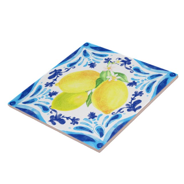 cute Spanish design lovers change background colou Tile (Side)