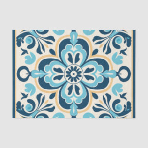 Cute Spanish tile pattern decoupage  Tissue Paper