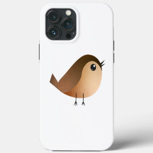 Cute Sparrow Bird Cartoon iPhone 13 Pro Max Case