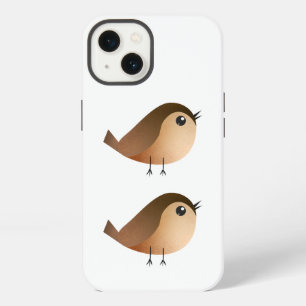 Cute Sparrow Bird Cartoon iPhone 13 Case