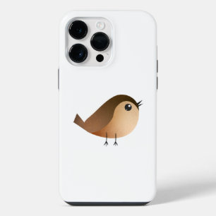 Cute Sparrow Bird Cartoon iPhone 14 Pro Max Case
