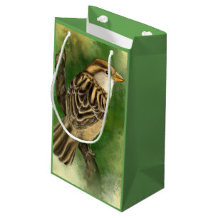 Cute Sparrow Gift Bag