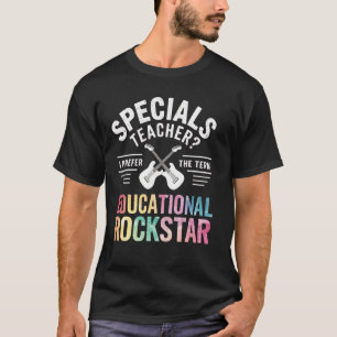 Cute SPECIALS TEACHER Art Dance EDUCATIONAL ROCKST T-Shirt