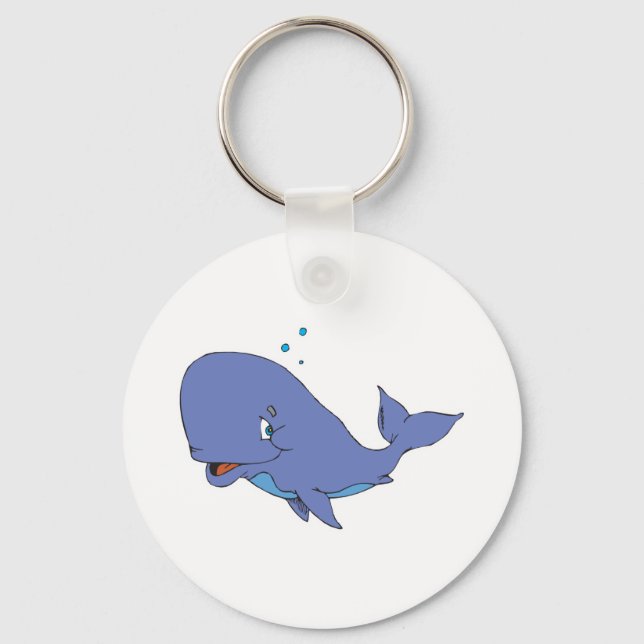cute sperm whale keychain (Front)