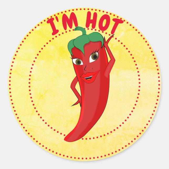 Cute Spicy Food Label (Front)
