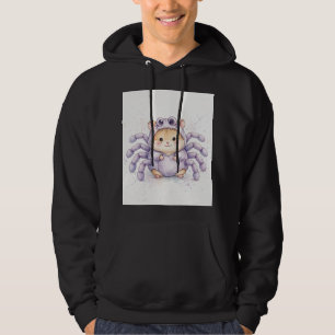 Cute Spider Hamster Costume Hoodie