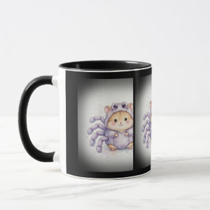 Cute Spider Hamster Costume Mug