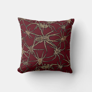 Cute spiders, spiderwomen, and spider babies! throw pillow