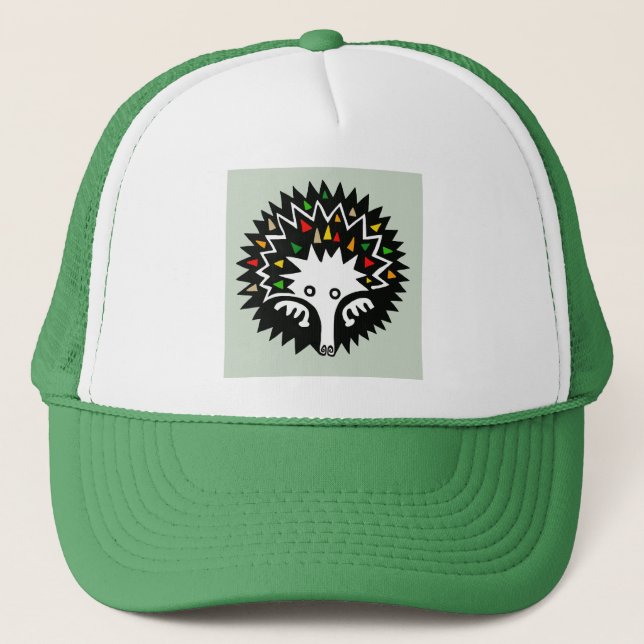 Cute spiny anteater - ECHIDNA - Wildlife - Nature Trucker Hat (Front)
