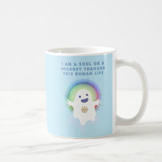 Cute Spiritual Ghost – I AM A SOUL Coffee Mug