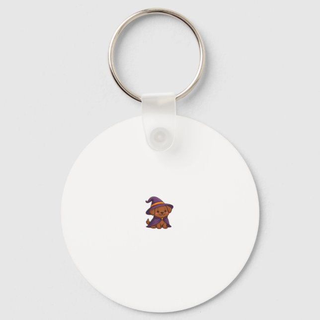 Cute Spooky Dog � Kawaii Halloween Puppy Classic T Keychain (Front)