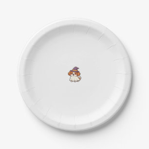Cute Spooky Dog � Kawaii Halloween Puppy Classic T Paper Plate