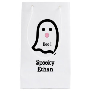 Cute Spooky Ghost Boo Small Gift Bag