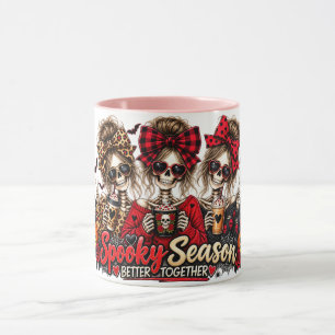 Cute Spooky Ghost Girls Halloween  Design   Mug