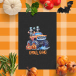 Cute Spooky Ghoul Gang Skeletons Truck Halloween Tissue Paper<br><div class="desc">Unleash the spooky spirit with our “Ghoul Gang” personalized printed tissue paper! Perfect for kids’ Halloween parties or celebrating a birthday on All Hallows’ Eve. Adorned with whimsical watercolor skeletons that will join your boo crew in style, this modern take on classic fright night fun features all your favourite eerie...</div>