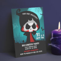 Cute Spooky Grim Reaper Halloween Trick or treat