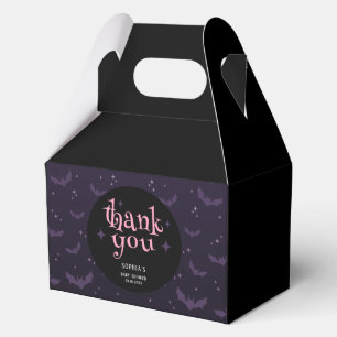 Cute Spooky Halloween Cauldron Baby Shower Favor Box