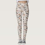 Cute Spooky Halloween Fall Leggings<br><div class="desc">This cute and a spooky leggings design features a Halloween and fall themed pattern, with a black cat, bat, ghost, pumpkin, spider and autumn leaves. Perfect for any Halloween holiday enthusiast!</div>