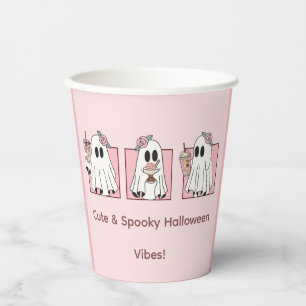 Cute & Spooky Halloween Paper Cups – Kawaii Party 