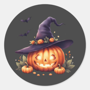 Cute Spooky Halloween Sticker – Pumpkin 